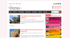 Desktop Screenshot of canopybagus.com